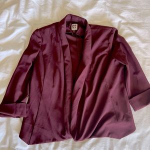 Burgundy Blazer